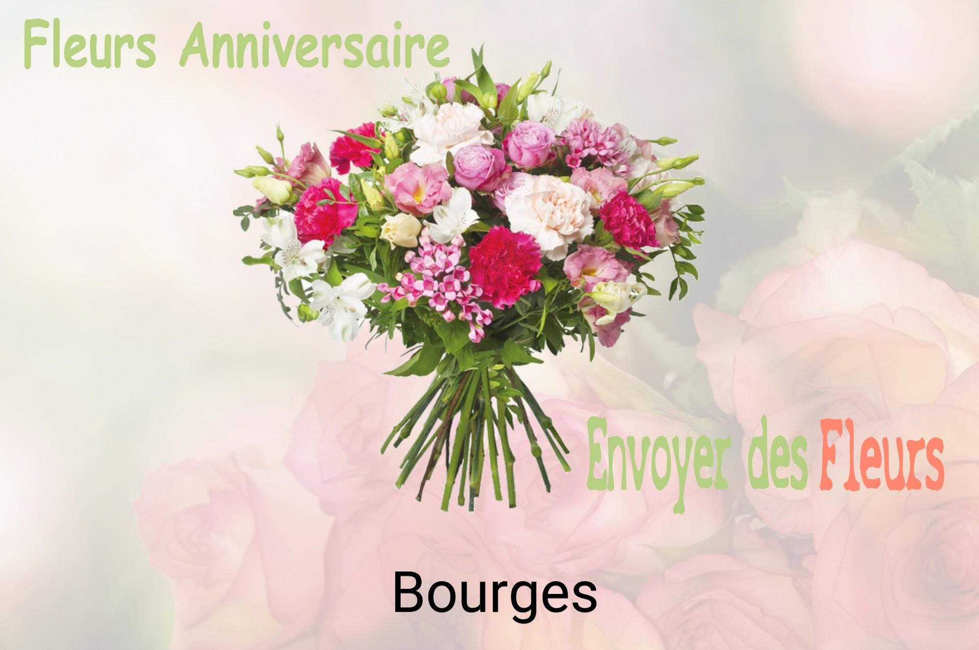 Bouquet de fleurs d’anniversaire livré à Bourges