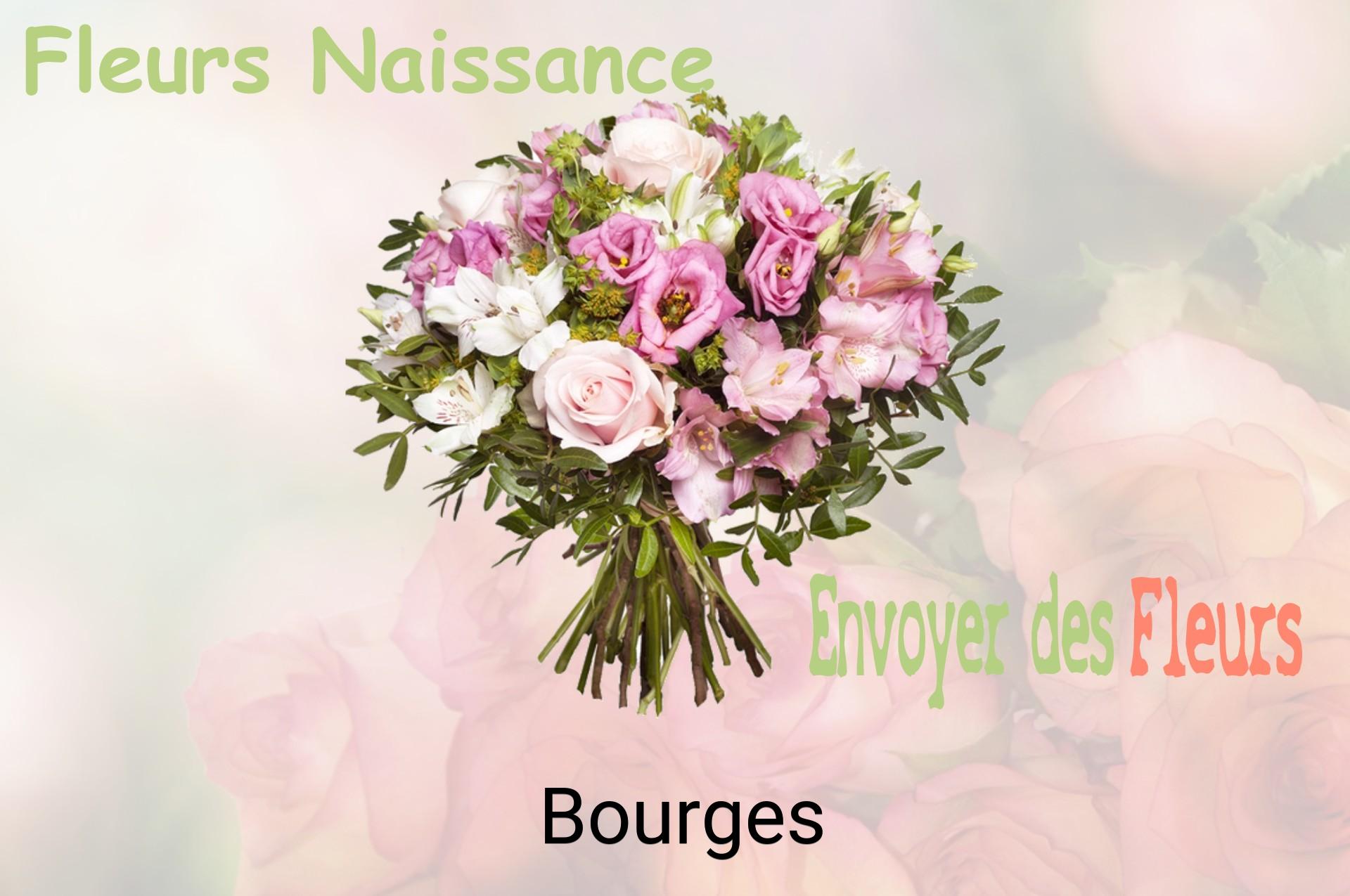 Bouquet de fleurs de naissance livré à Bourges